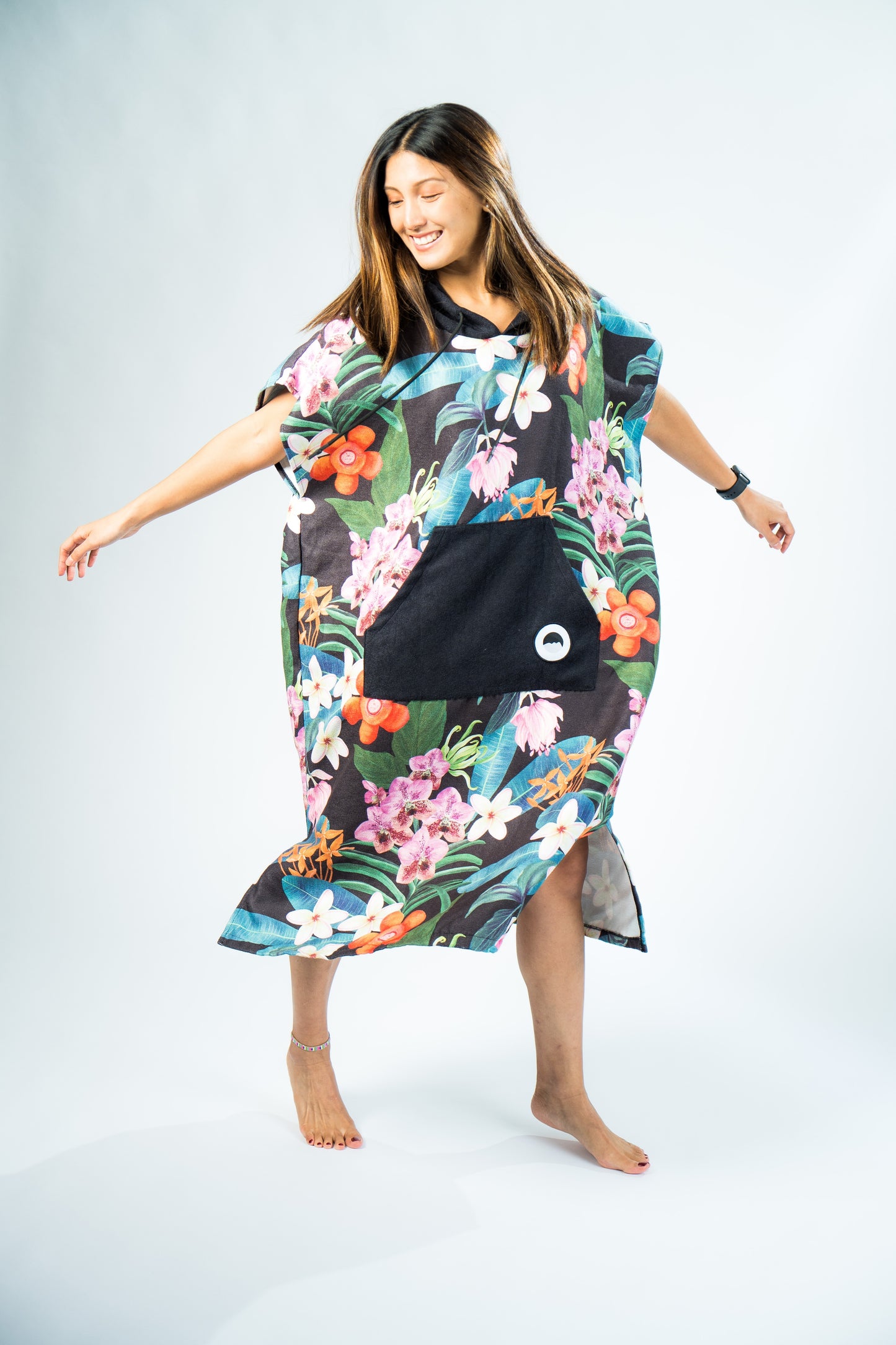 Changing Poncho - Floral